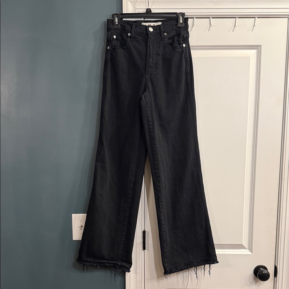 AMO Black Flare & Wide Leg Jeans
